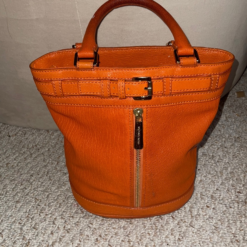 Michael Kors Orange Bucket Bag